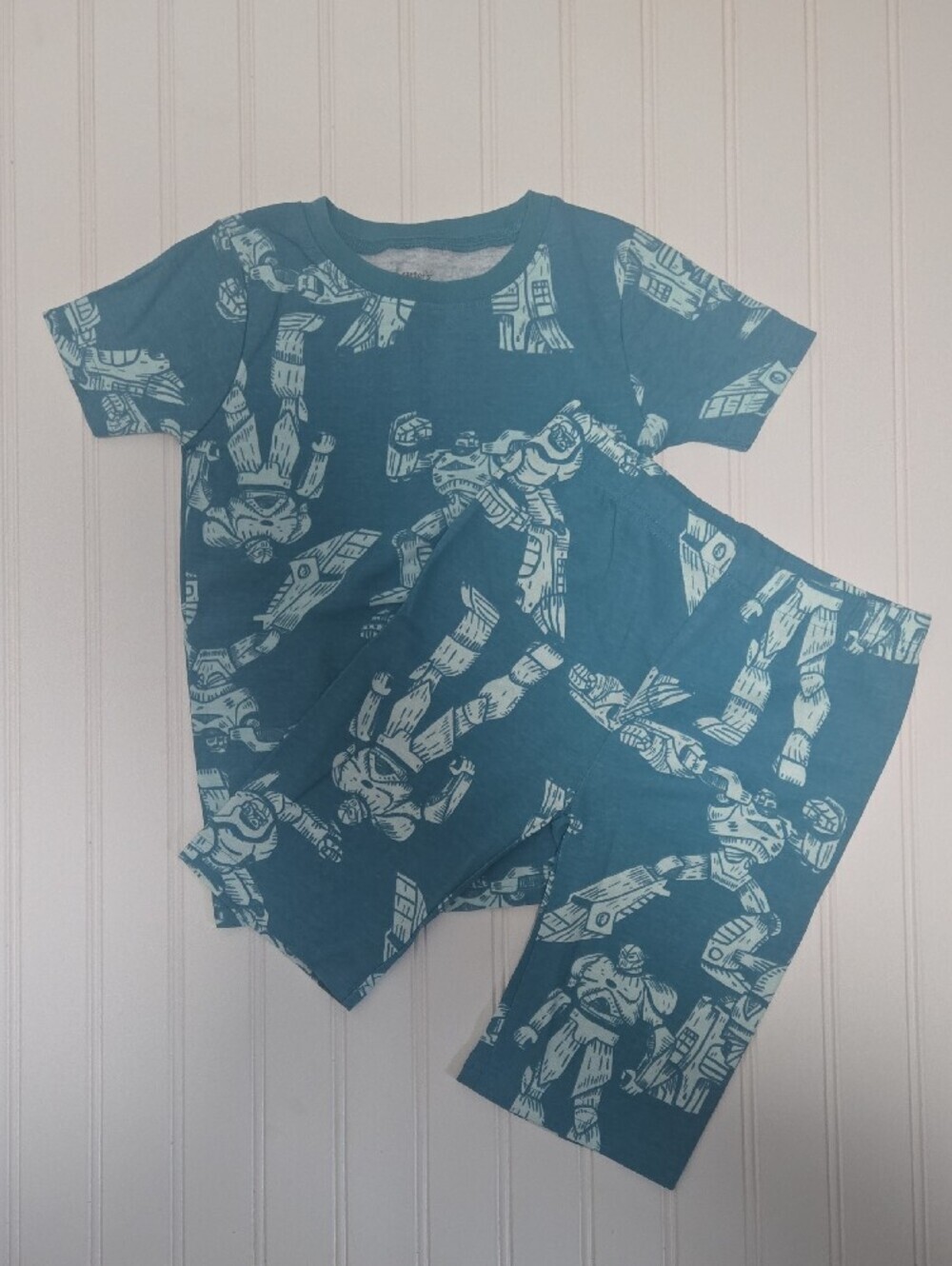Carter's Boys Short Pajama Sets - Size 7 & FREE Extra PJs - Size 8 - Picture 4 of 8
